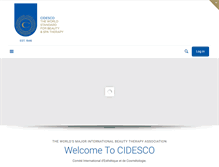 Tablet Screenshot of cidesco.com